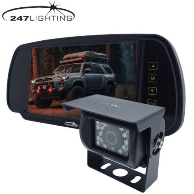 7" Rear View Mirror Camera Kit