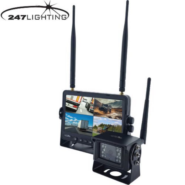 CA 9790 | 7" Quad Wireless Camera Kit