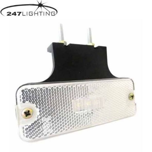 Picture of White LED Marker Lamp With Bracket