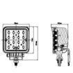 Picture of 4" LED Square Explorer Work Lamp