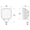 Picture of 4" LED Square Work Lamp
