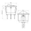 Picture of Amber Illuminated Mini Rocker Switch