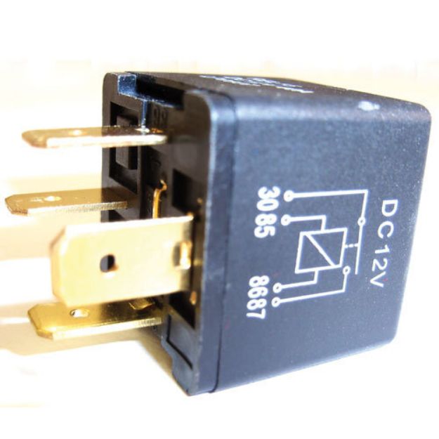 Picture of RELAY 12V 20/30 AMP 5 PIN ON/ON
