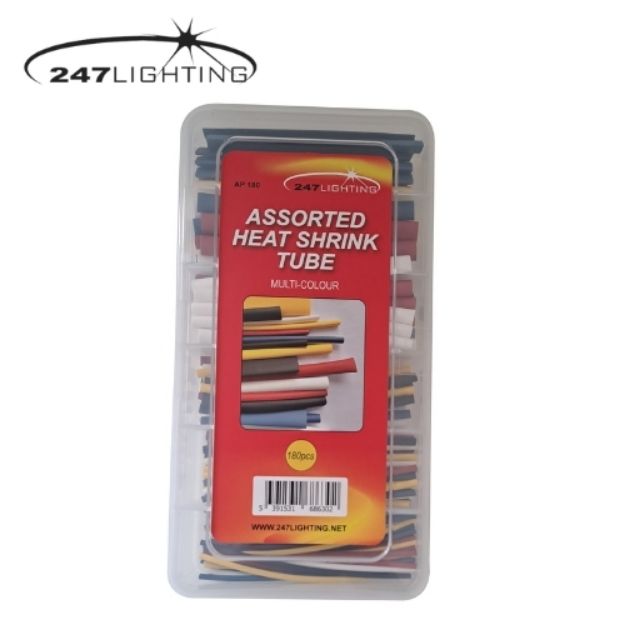 Picture of COLOUR ASSORTED HEAT SHRINK TUBE 180PCE