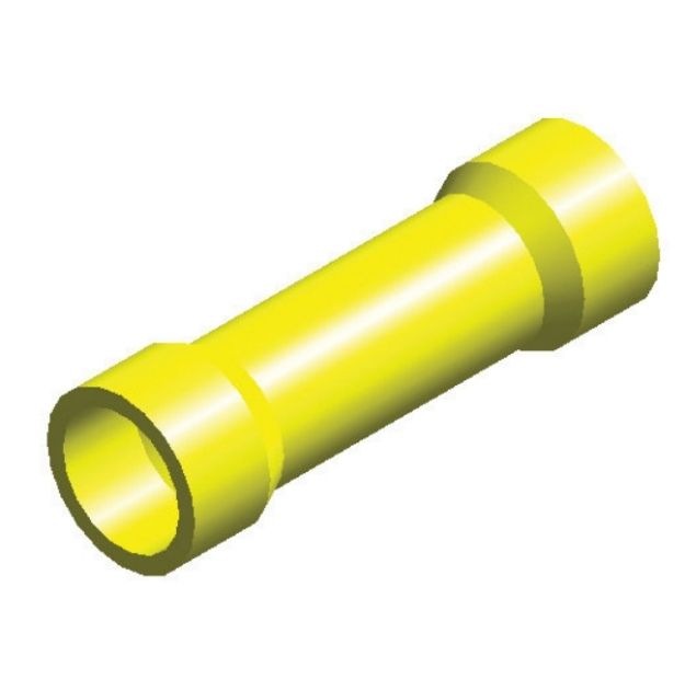 Picture of 247 YELLOW TERM BUTT 6.8mm (25)