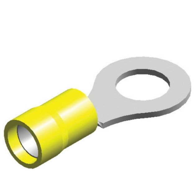 Picture of YELLOW TERM RING 5/16 8.4mm (25)
