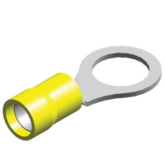 Picture of YELLOW TERM RING 3/8  10.5mm (25)