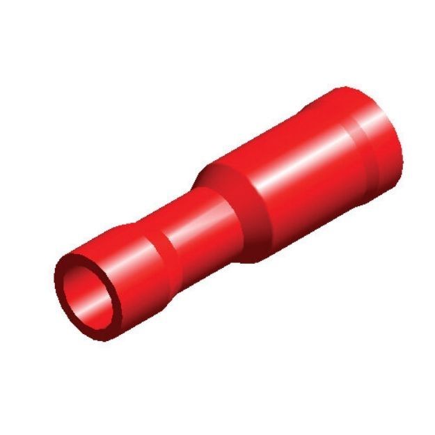 Picture of RED TERM SOCKET 4.0mm (25)