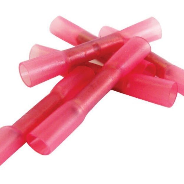 Picture of RED HEATSHRINK BUTT 0.5-1.5 SQMM2 (25)