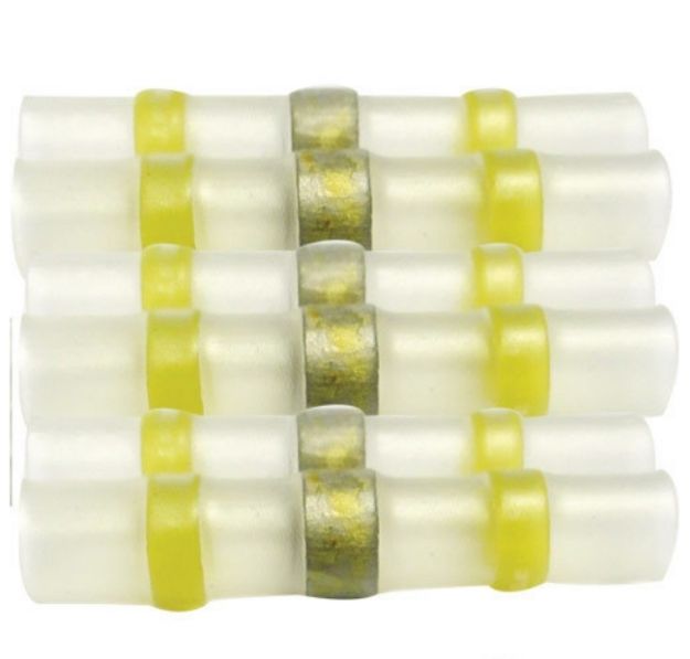 Picture of YELLOW HEATSHRINK SOLDER TERM 3.2-6.0mm²