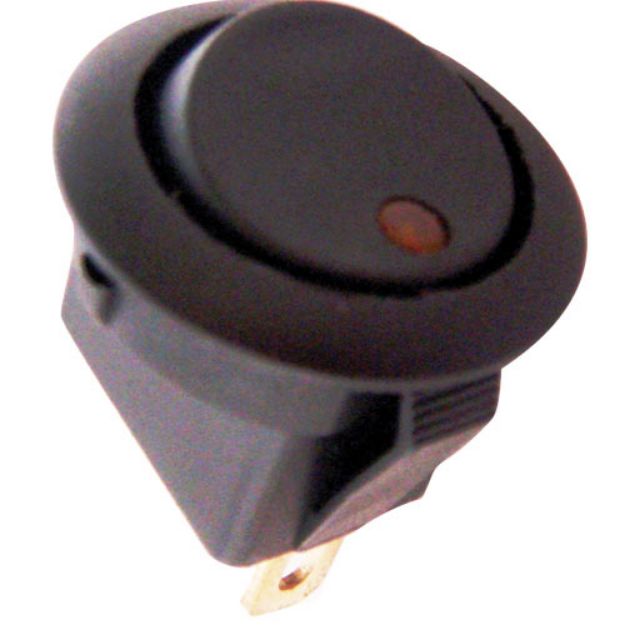 Picture of Amber Illuminated Mini Rocker Switch