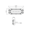 Picture of 8 LED Directional Warning Light | CA 7082