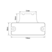 Picture of Amber LED Marker Lamp With Bracket