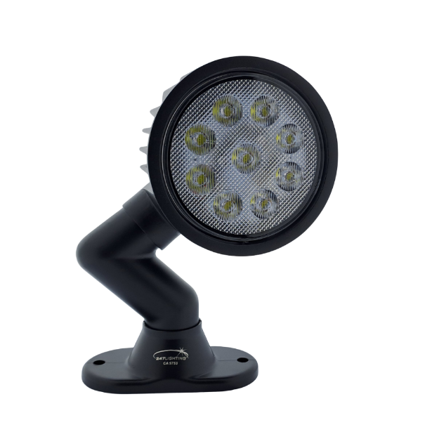 Picture of 247 ADJ WORK LAMP 5"ROUND 9LED 10/30V 45W