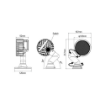 Picture of 247 ADJ WORK LAMP 5"ROUND 9LED 10/30V 45W